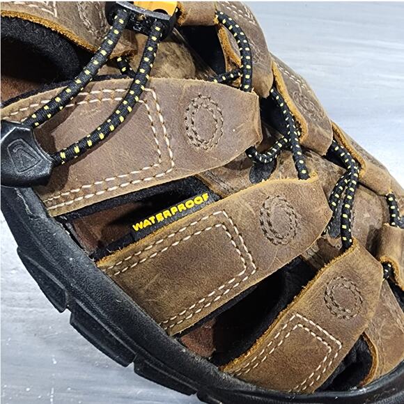 KEEN Men's Newport Sandals Closed Toe Durable Leather Water Sandals Size 13 - Picture 9 of 10